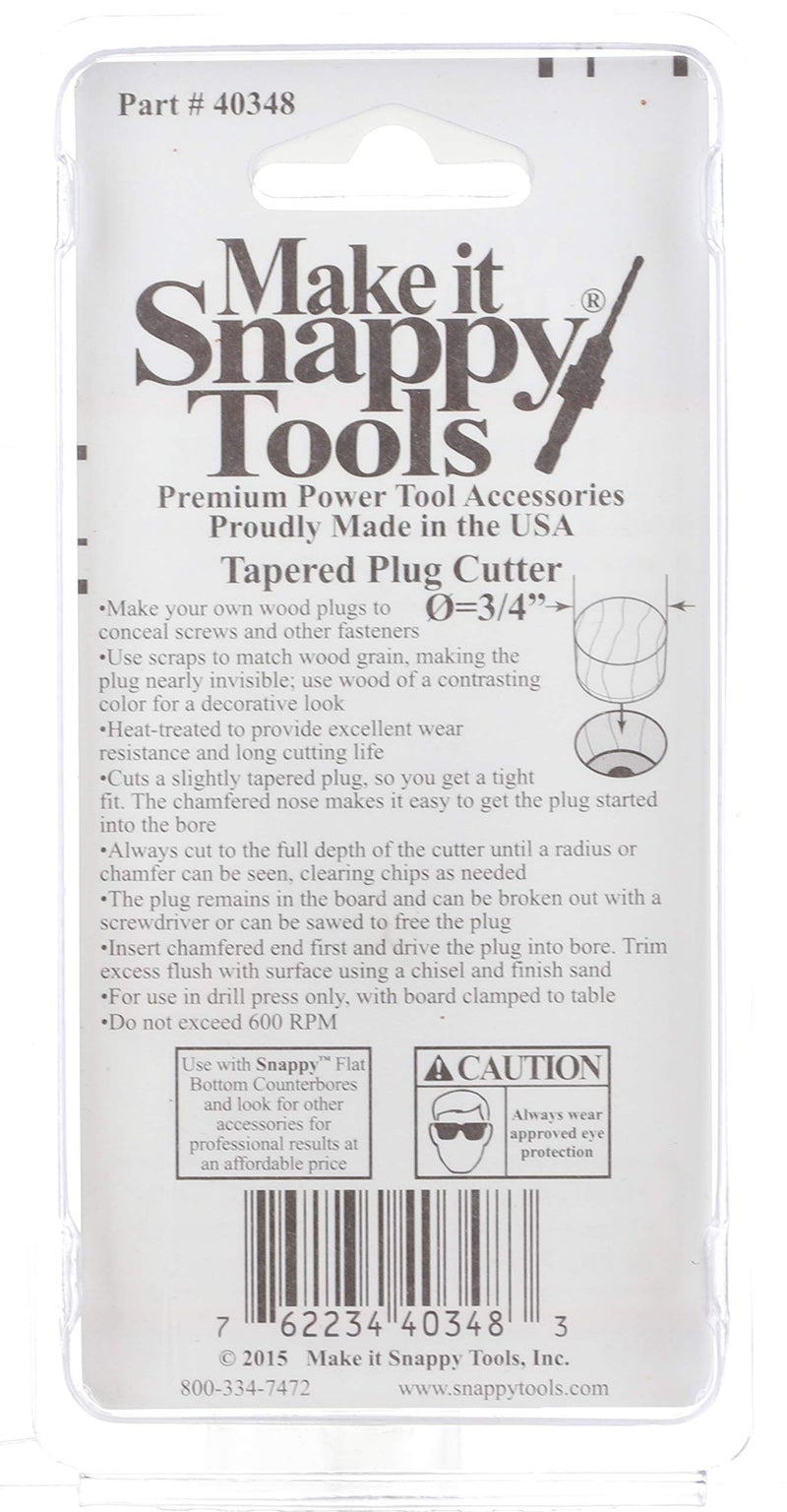 Make it Snappy Tools Plug Cutter, 3/4" - Image 3